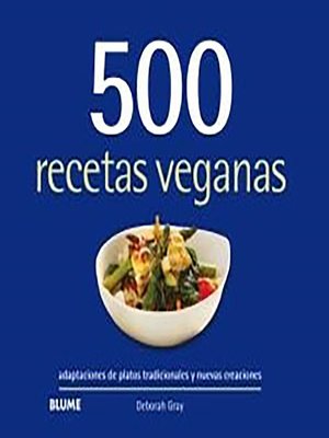 cover image of 500 recetas veganas